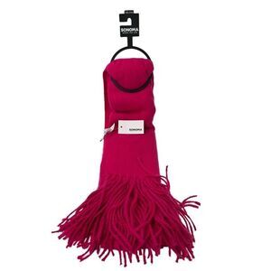 Women's Sonoma Goods For Life Pink Oblong Wrap Scarf , New With Tags, Super Soft